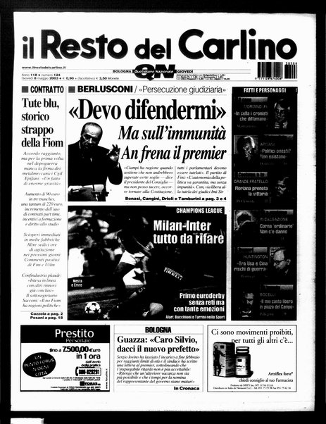 Il Resto del Carlino : giornale dell'Emilia